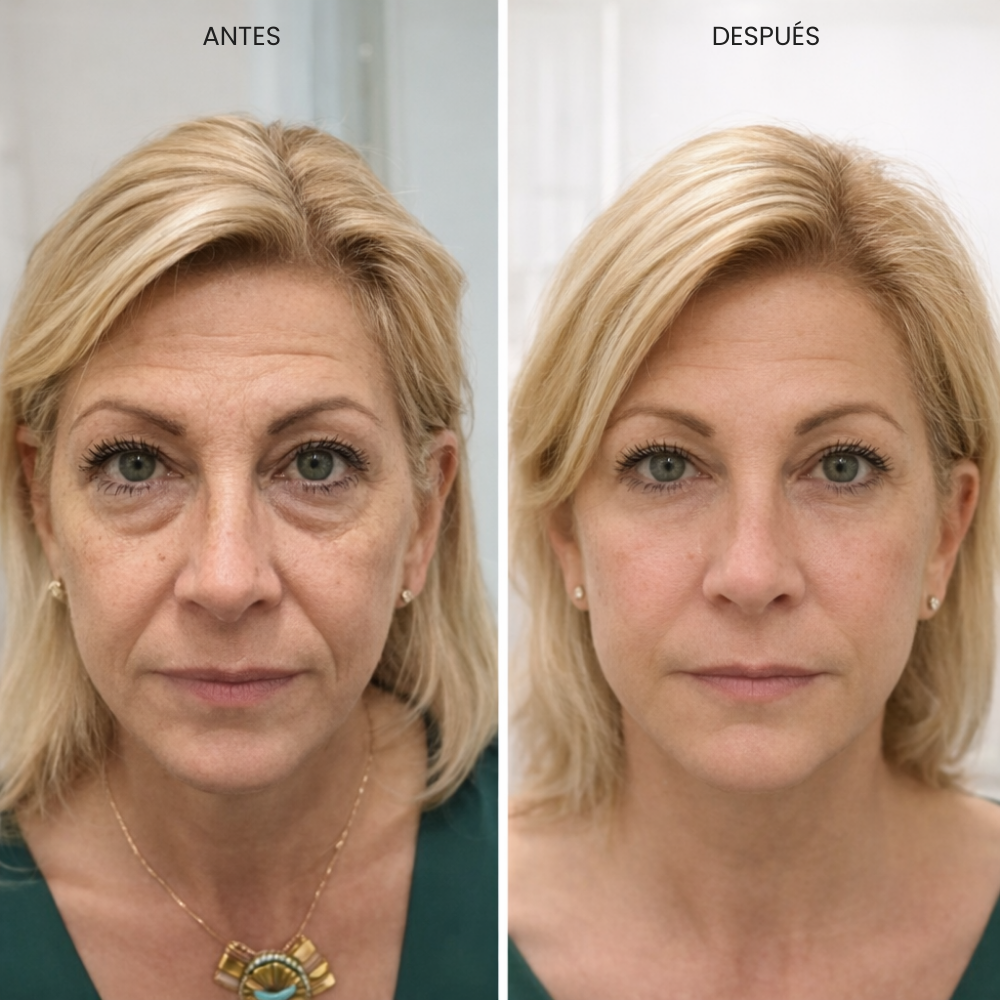 Antes y despues rostro